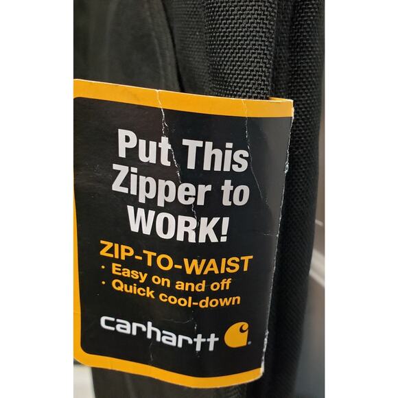 NWT CARHARTT Yukon Extremes Arctic Biberall R33 BLK (Dark Black) Men's 42X34 - Picture 5 of 9